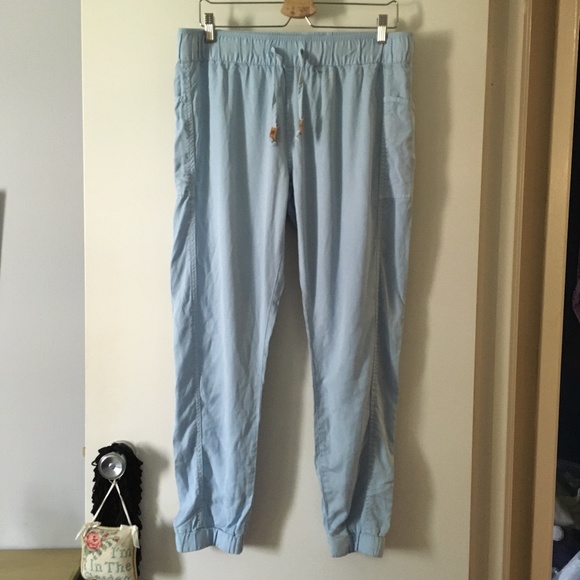 Tentree Light Blue Women's Pants - Picture 1 of 5